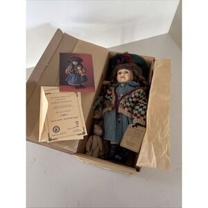 2000 Boyds Bear Yesterdays Child Judy Dee With John Sweater Weather Doll 4816